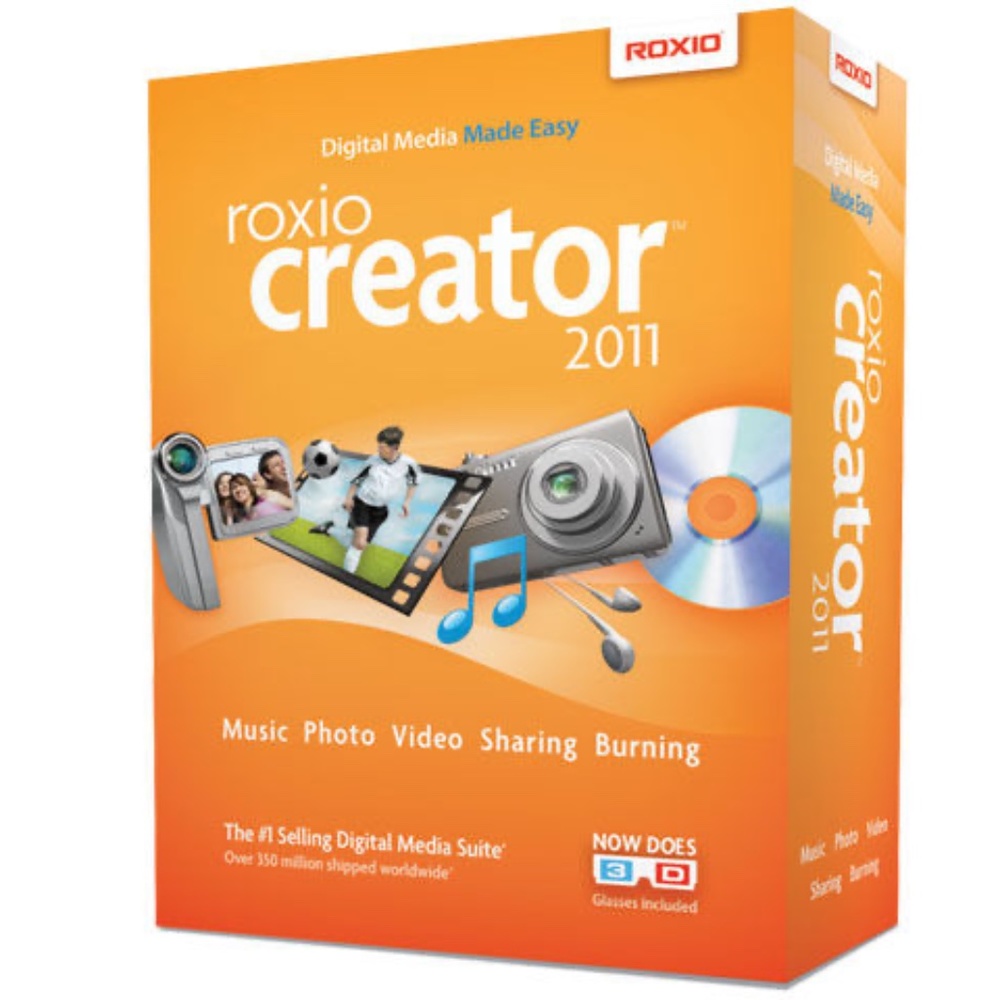 Roxio Creator Plus 2011 Digital Media Editing Suite for WINDOWS PC ONLY